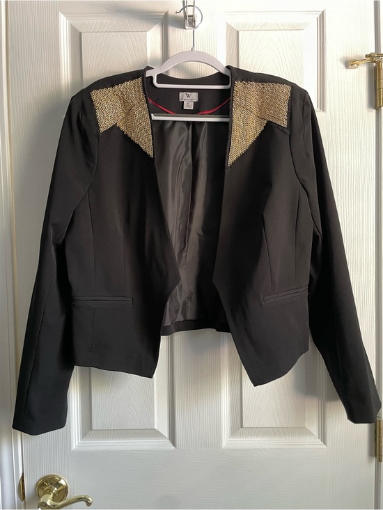 Worthington Jackets & Blazers - Worthington Gold Embellished Blazer, Size XL